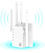 1200Mbps Dual Band 2.4 5Ghz Wifi Extender, Wifi Extender Signal Booster for Home