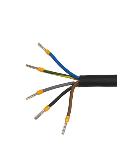 10 Amp 7m appliance Mains Lead, 3 Phase, 5 pin, 415V, 7mt, Plug and H07 Cable - Picture 3 of 3
