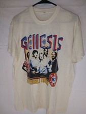 VINTAGE GENESIS INVISIBLE TOUCH 1987 TAN CONCERT TEE SIZE XL