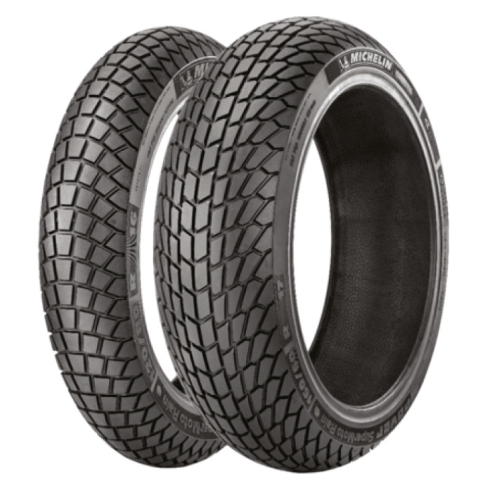 Motorcycle Tyre Michelin Power Supermoto 160/60 R17 NHS Rear Rain Triumph