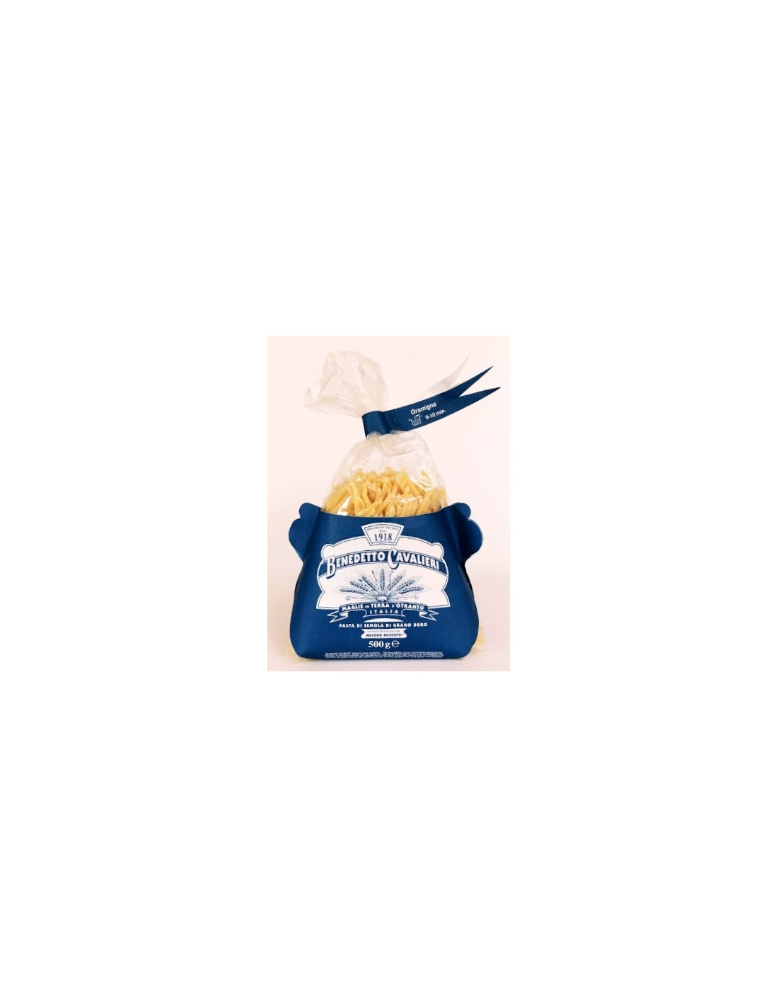 PASTA BENEDETTO CAVALIERI - GRAMIGNA - 4 pieces of 500gr (2Kg) ARTISAN PASTA