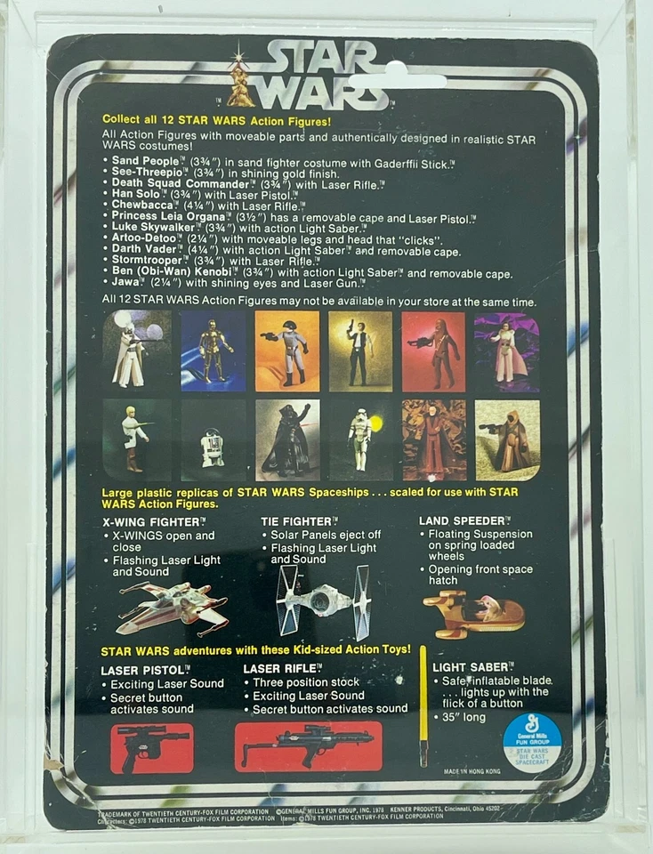 Star Wars 1978 Kenner MOC Land Speeder - metal fundido a presión con Luke y C3PO Foto 2 de 4