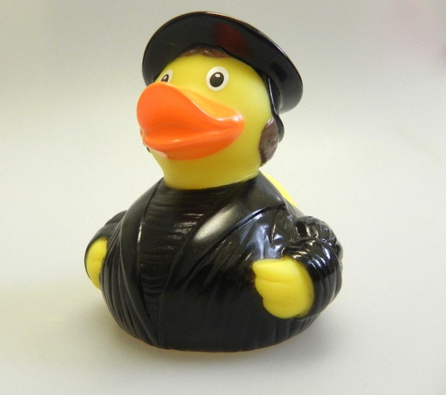 Badeente Luther * Quietscheente Reformationstag * Gummiente Wittenberg * Badeente Luther * Quietscheente Reformationstag * Gummiente Wittenberg *