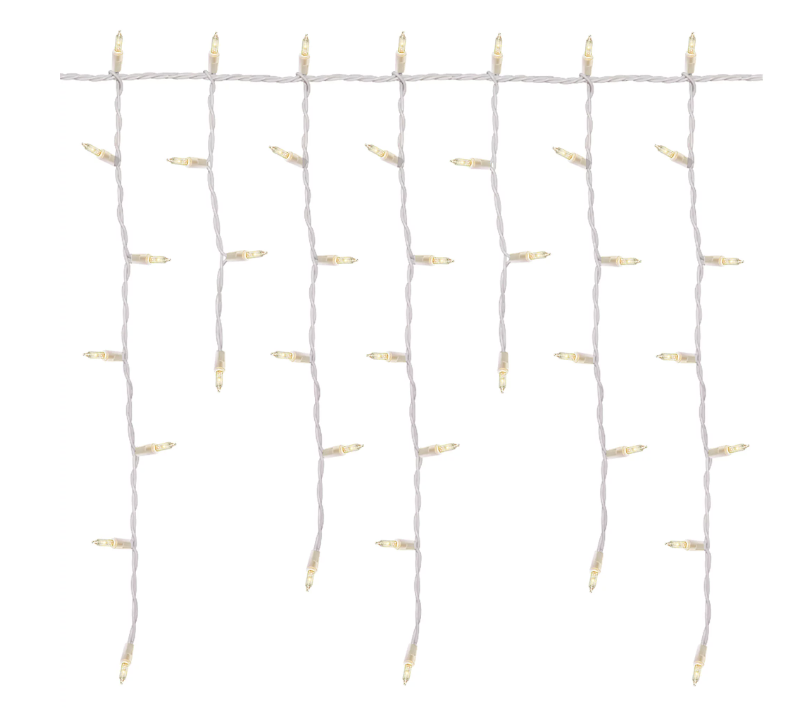 Holiday Time 300Count Clear Incandescent Icicle Christmas Lights eBay