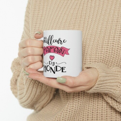 Mug La meilleure maman du monde 2024 - Idée cadeau - Tasse en céramique