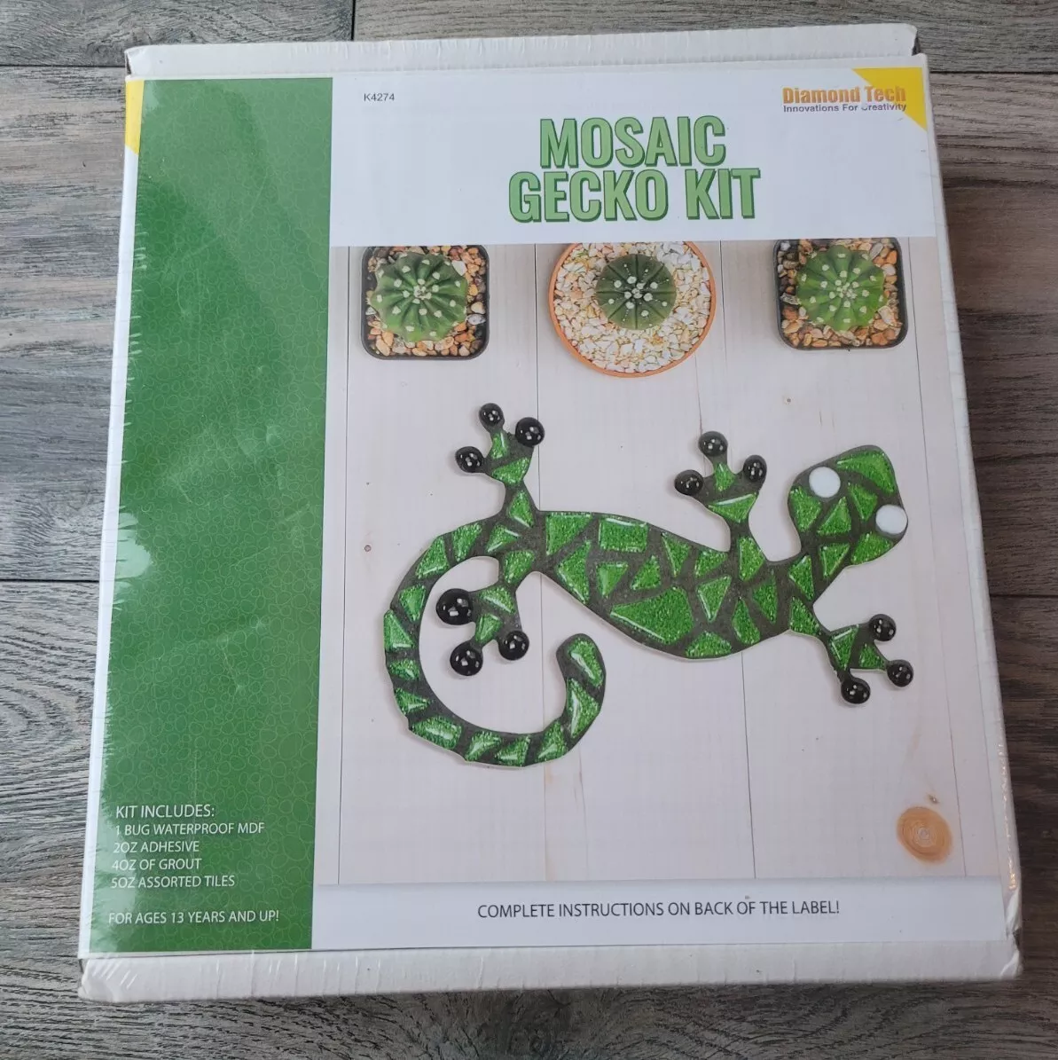Mosaic Green Tile Gecko Making Kit Craft NEW eBay