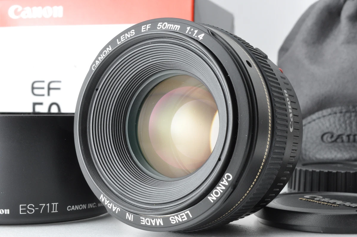 Canon EF 50mm F1.4 USM AF Lens with Hood ES-71II #70384915 [NEAR MINT in  box!!]