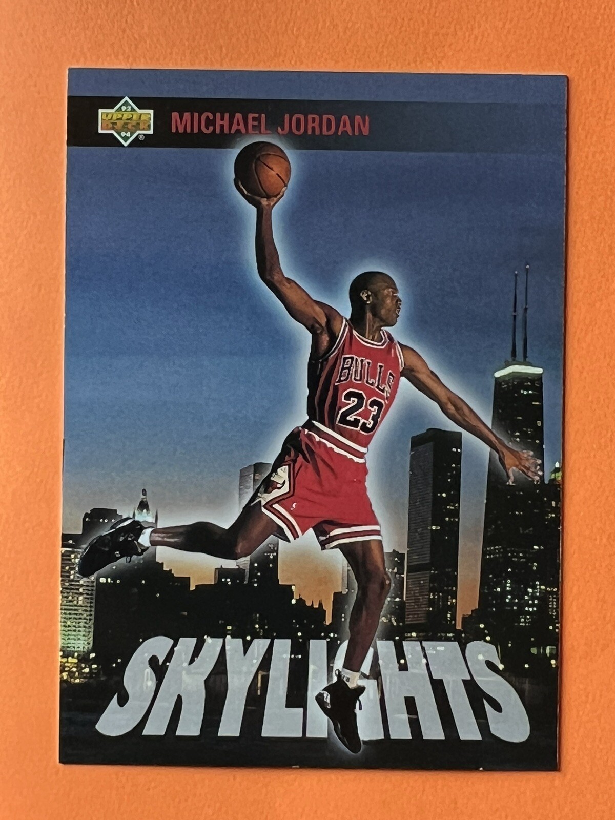 Michael Jordan 1993 Upper Deck #466 Skylights Chicago Bulls Basketball Card NBA