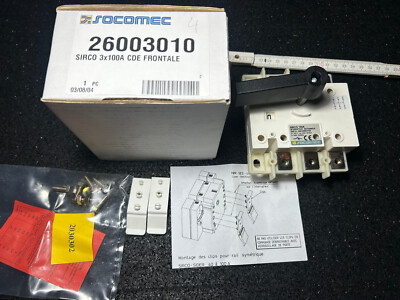 Neu 1 Stk. Sirco 3 x 100 A Socomec 26003010 Lasttrennschalter