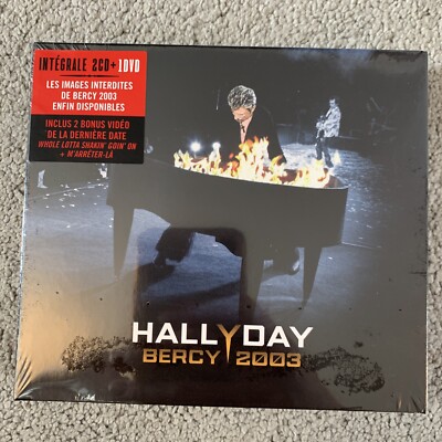 Bercy 2003 by Johnny Hallyday (CD & DVD, 2021) New Sealed