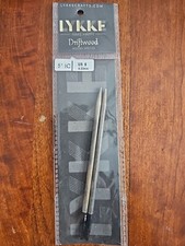 Lykke Driftwood Wooden Knitting Needles 5" IC US6, 4.00mm