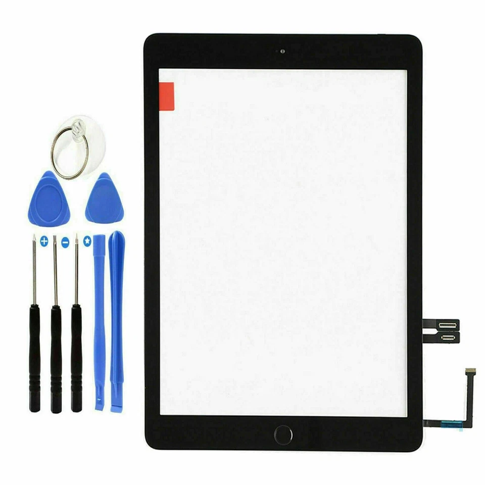 For iPad 6 6th Gen A1893 A1954 Touch Screen Digitizer Replacement + IC Black - Image 2 of 4