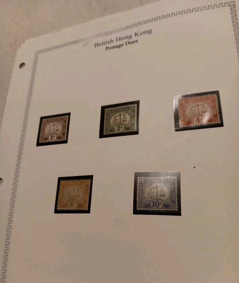 British Hong Kong Mh Postage Due J1 - J5, SÇV $160. - Image 4 of 4