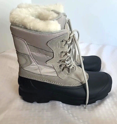 Womens Duck Boots SZ Natural Reflections Avalanche Snow Thinsulate  200GRAM EUC