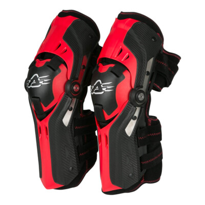 Acerbis Knie-/Schienbeinschützer Gorilla Schwarz/Rot