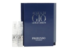 GIORGIO ARMANI ACQUA DI GIO PROFONDO EDP 1.2ml .04oz x 2 COLOGNE SPRAY SAMPLES