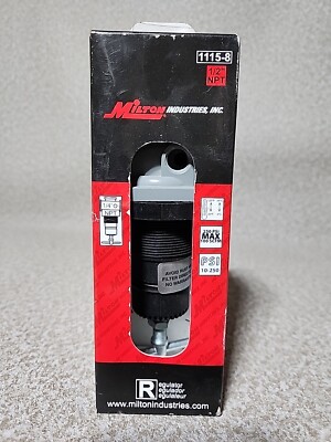 Milton #1115-8, 1/2'' NPT High Pressure FRL Regulator