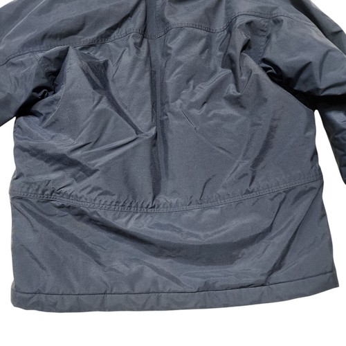 Patagonia Kids L (12) Navy Coat Zip Closure & Pockets Snap Buttons Vintage READ - Picture 9 of 12