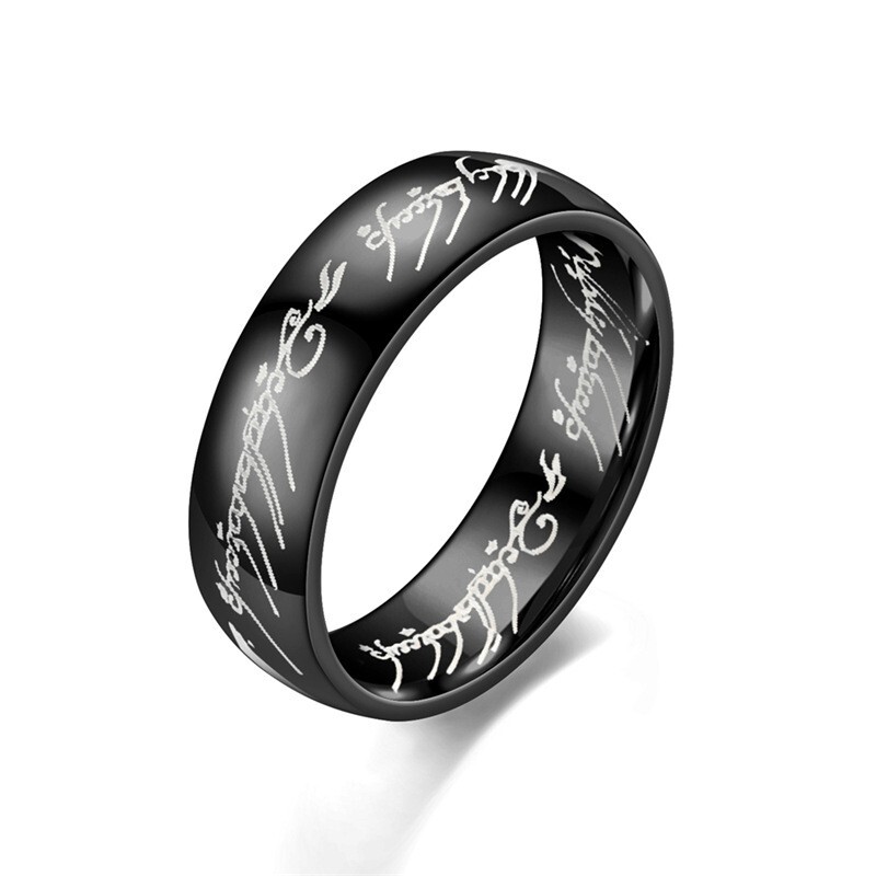 Lord Of The Elvish Rings Silver Tungsten Promise One Ring Mens Comfort lord-of-the-elvish-rings-silver-tungsten-promise-one-ring-mens-comfort