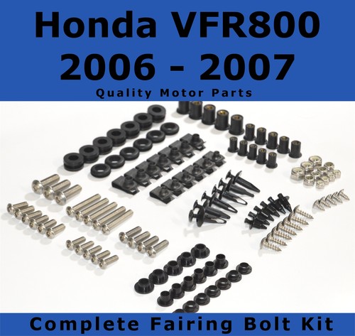 Complete Fairing Bolt Kit body screws for Honda VFR 800 2006 - 2007 Stainless