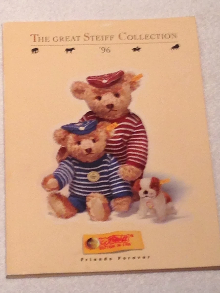 ❤STEIFF SORTIMENT Large CATALOG BOOK TEDDY BEARS & ANIMALS IDENTIFY GUIDE 1996❤