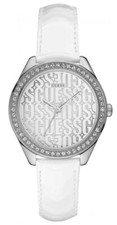 Guess Two-Tone Ladies Quartz Watch Brown Leather Strap — listing 5
