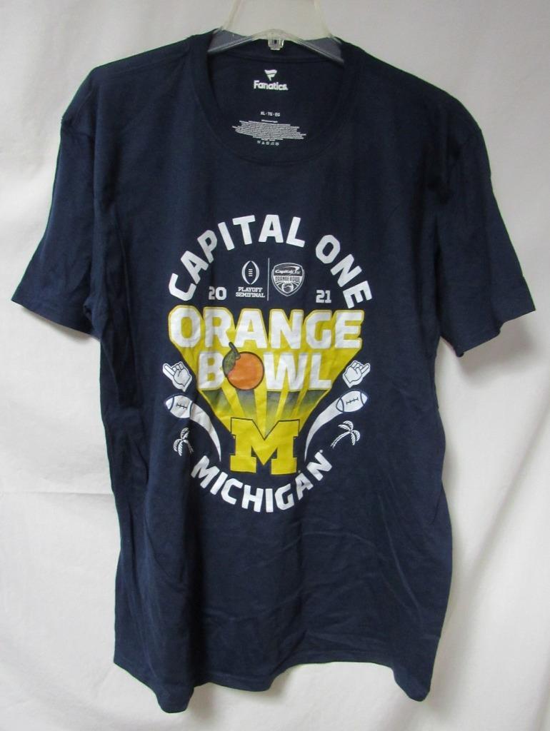 Michigan Wolverines Men's Size X-Large 2021 Orange Bowl Bound T - Main Image