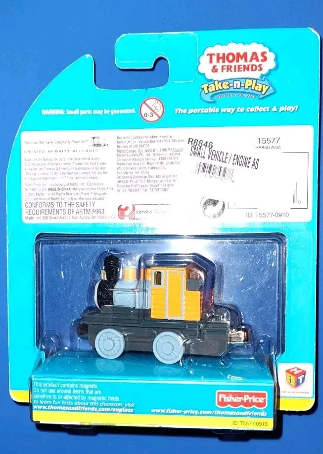 THOMAS & FRIENDS TAKE N PLAY Bash Misty Island Rescue Diecast Train 2010 New - Image 2 of 2