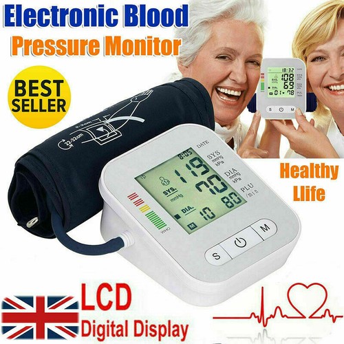 Automatic Blood Pressure Monitor Upper Arm Digital BP Machine With