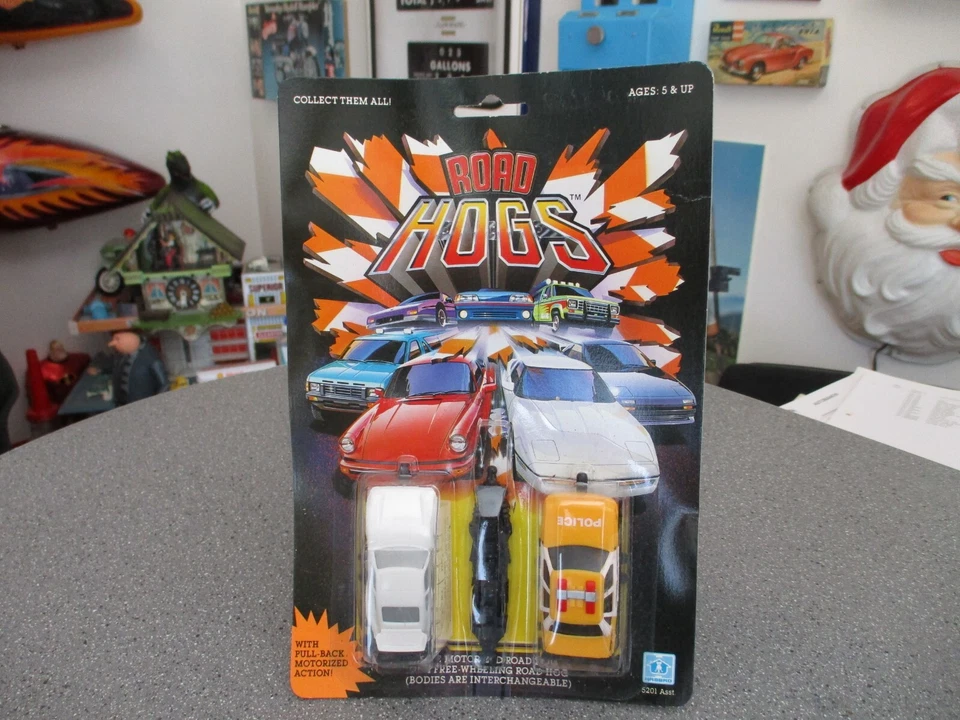 HASBRO ROAD HOGS 930 TURBO PORSHE Y POLICÍA CRUCERO MOTORIZADO NUEVO ES PAQUETE Foto 2 de 4