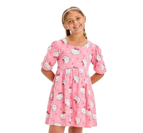 New Hello Kitty Girls Summer Birthday Dress sizes 2-3-4-5-6-8 Baby Kids |  eBay