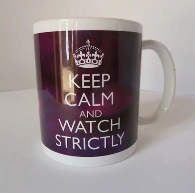 Strictly Come Dancing Keep Calm Mug Purple Cup Gift Carry On Personalised 4 Free