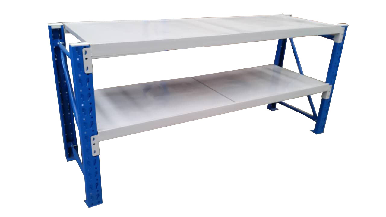 2Mx0.6Mx0.9M Workbench Work Metal Steel Storage Shelving Shelves Racks ...