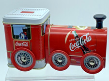 Vintage Coca-Cola Train Tin W/ Moving Wheels ...