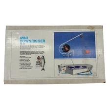 Big Jon Manual Mini Downrigger MB 300 with Steel Line and Coated Cannonball NEW