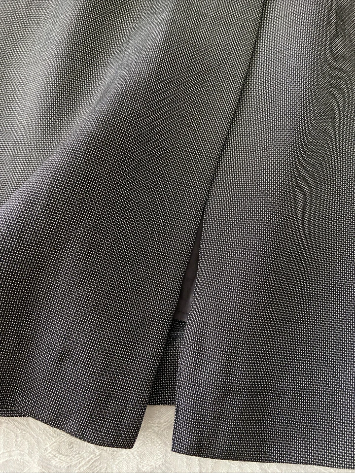 Falda Lápiz Marina Rinaldi 25 Cady Gris Clásica Lana Forrada Carrera 16-18 Foto 4 de 4