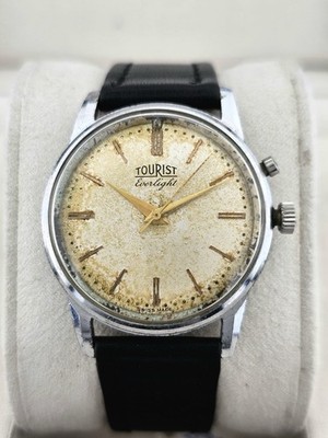 Vintage Tourist Everlight  Light-Up Dial  Mechanical Watch 35mm