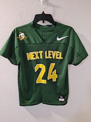 Nike Dri-Fit Oregon Ducks Next Level #24 Morris Green Football Youth Jersey XL