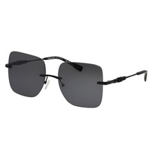 Michael Kors QUEBEC MK 1150 1005/1 Grey Solid Back Mirror Metal Sunglasses Grey