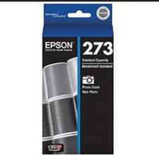 NEW Epson 273 Photo Black Ink Cartridge T273120 GENUINE Expired 5/2025