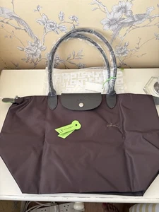 Longchamp le Pliage Large Tote Bag In Brown Brand New with Tags