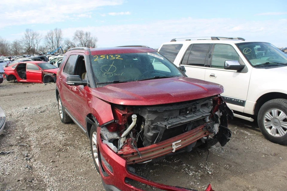 2017 Ford Explorer Third Row Seat Tan Leather Used 92k Miles OEM - Imagem 2 de 4