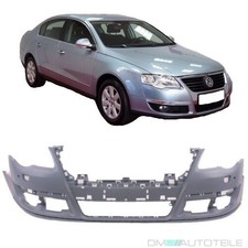 für VW Passat 3C Stoßstange vorne grundiert für PDC+SRA Limousine Variant 05-10