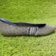 Rothy's The Point Womens Size 7 Black Casual Classic Slip On Ballet Flats Shoes