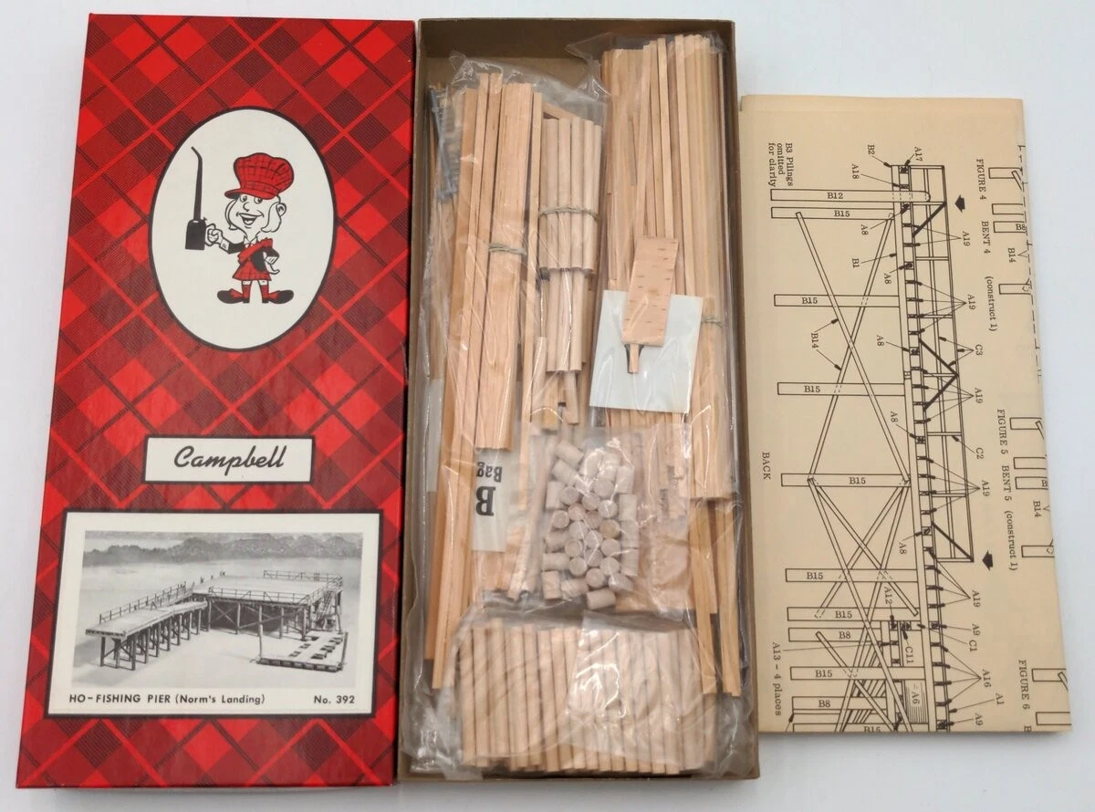 Campbell HO Model Railroad Buildings, Tunnels & Bridges for sale