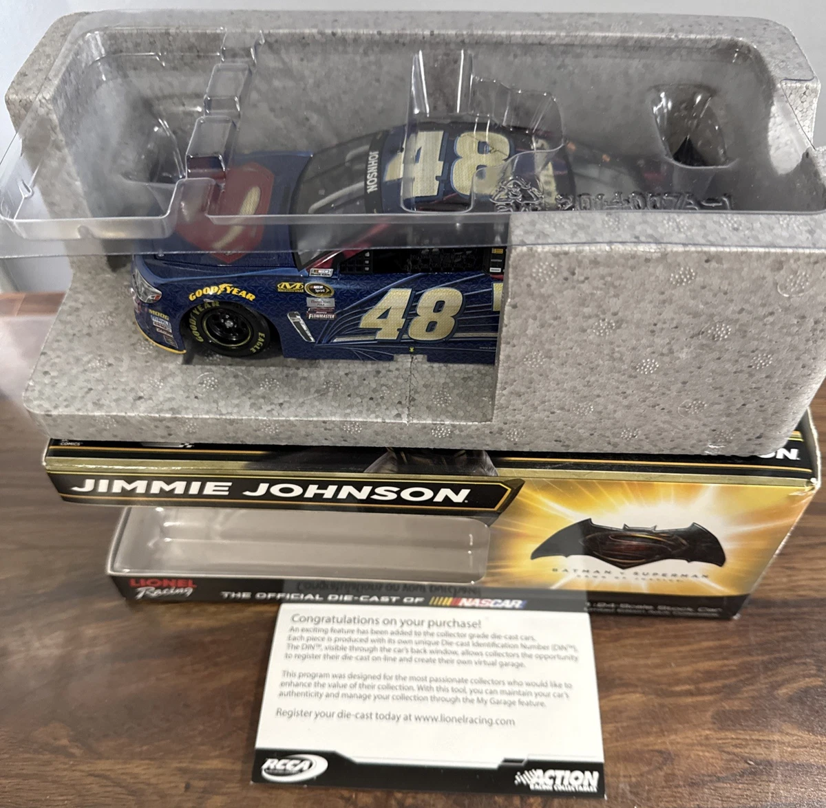1/24 RCCA Elite 2016 Jimmie Johnson #48 Lowe's Darlington