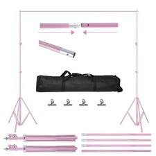 6.5x10ft Photo Video Studio Backdrop Rack Adjustable Rack Background Stand w/Bag
