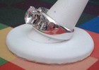 BLD736 Bella Luce CZ Solitaire Ring 6.03ctw. Size 11 LNC — photo 2