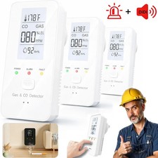 5PC Steadfast haven co detector, 4-in-1 Detector with HD Screen, Home, Apartment