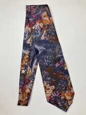 Milano Mens Formal Necktie 56"Lx3.75"W Multicolor Neck Tie